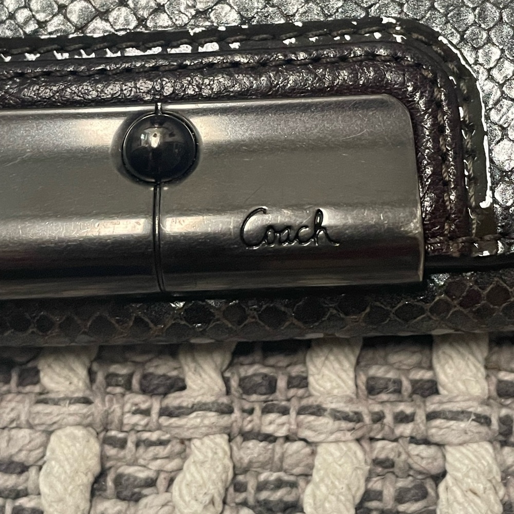Coach Python Wallet Brown/Black - image 3